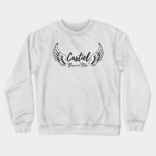 Castiel deserved better with wings Crewneck Sweatshirt